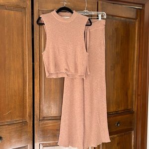 Free people knit lounge set